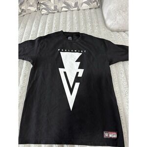 Rare Vintage WWE AUTHENTIC WEAR Finn Balor Club Worldwide T Shirt 2010s Black M